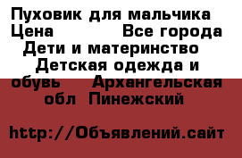 Пуховик для мальчика › Цена ­ 1 600 - Все города Дети и материнство » Детская одежда и обувь   . Архангельская обл.,Пинежский 